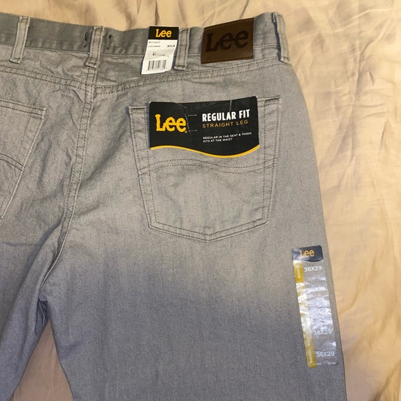 Lee gray jeans. Regular fit. Size 36x29 - Picture 9 of 9